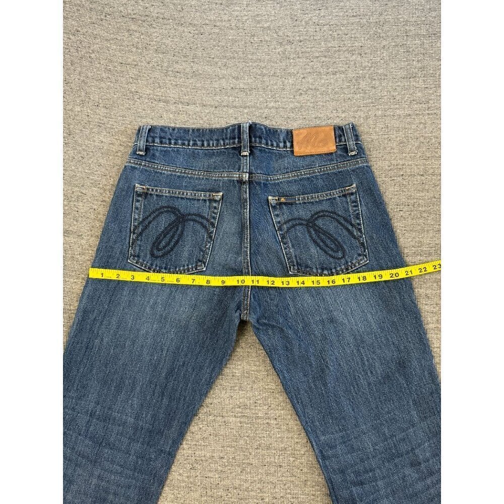 Mc Authentic Genuine Men's Straight leg Dark Blue Denim Jeans Size 33 - Picture 5 of 14